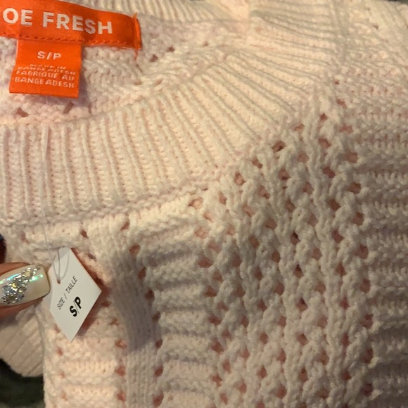 JOE FRESH - Rose Coloured Knit Sweater - Picture 3 of 3
